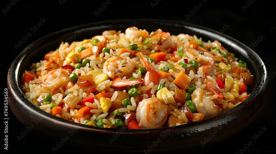 Shrimp fried rice